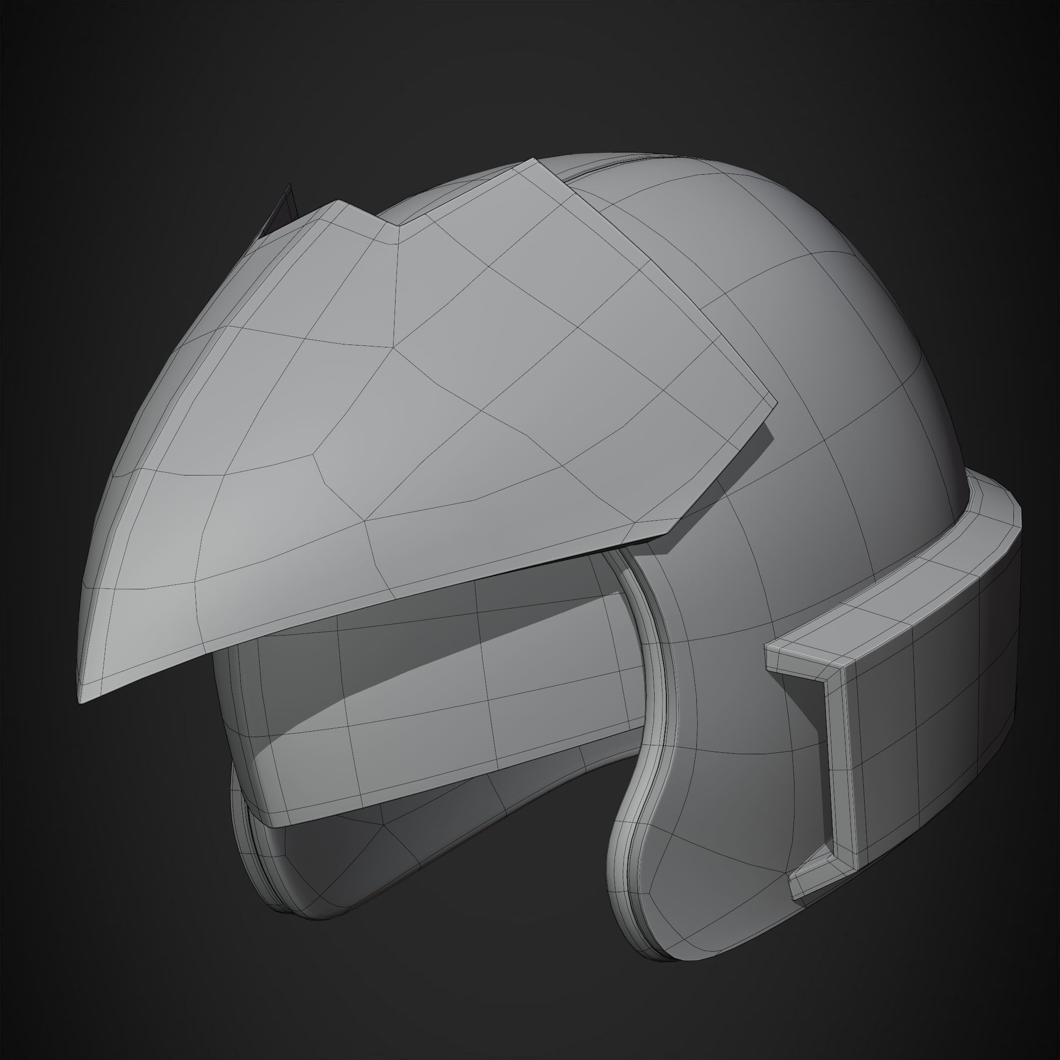 Yu-Gi-Oh 5ds Jack Atlas Duel Runner Helmet for Cosplay 3D print model_15