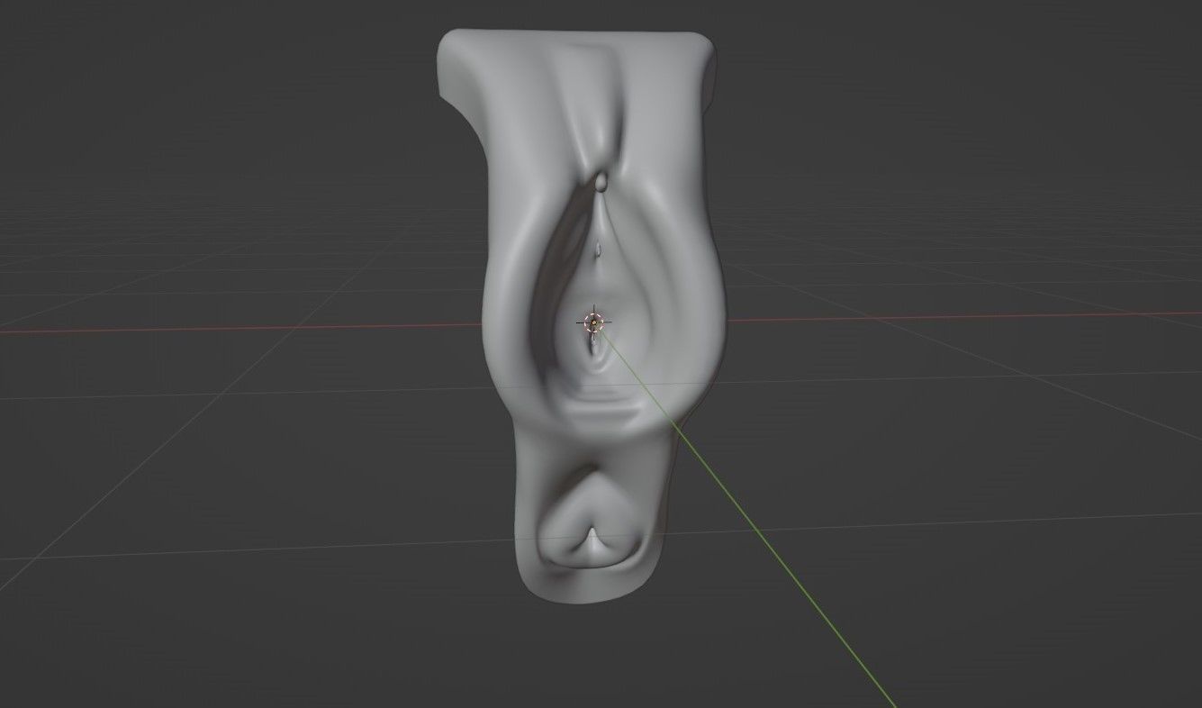 Realistic Vagina Lowpoly Low-poly 3D model_4