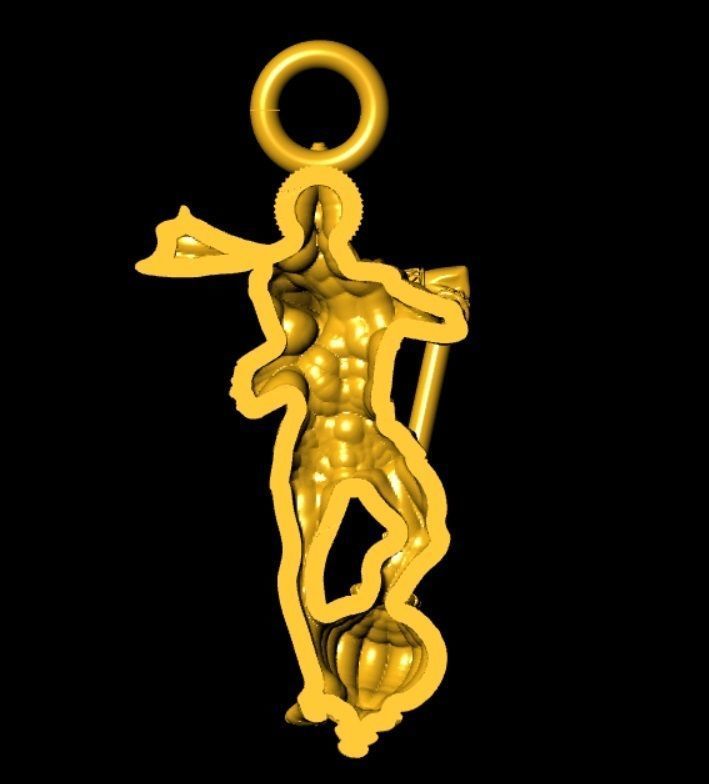 Hanumanji 3D Model 3D print model_2