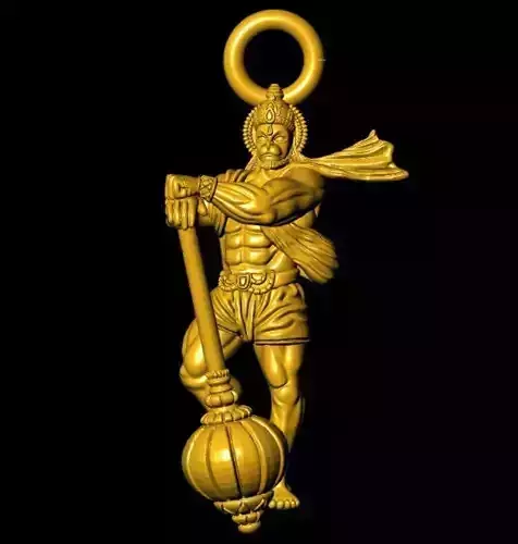 Hanumanji 3D Model 3D print model