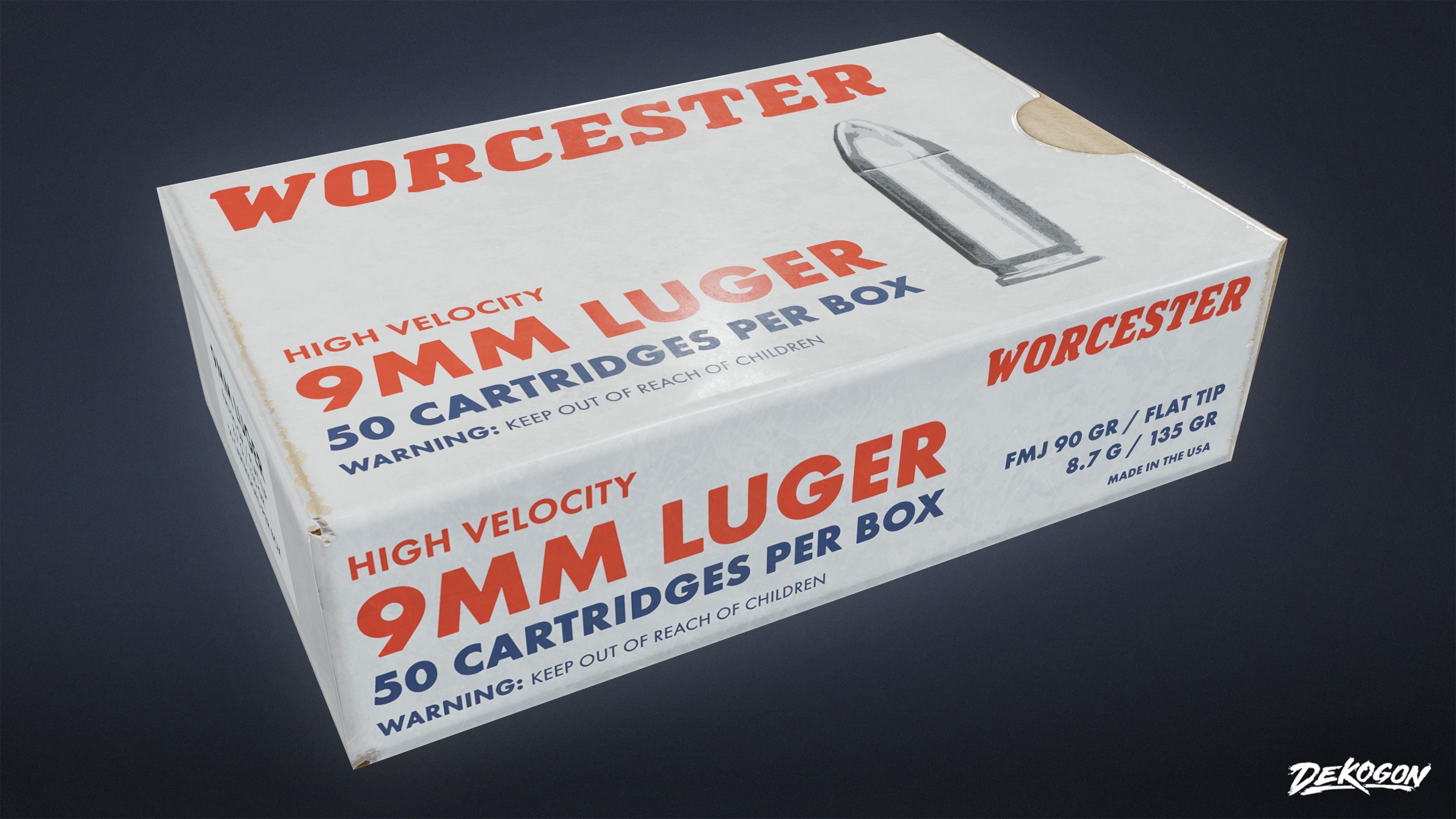 FIRING RANGE - Ammo Boxes 01 - LOW POLY Low-poly 3D model_7