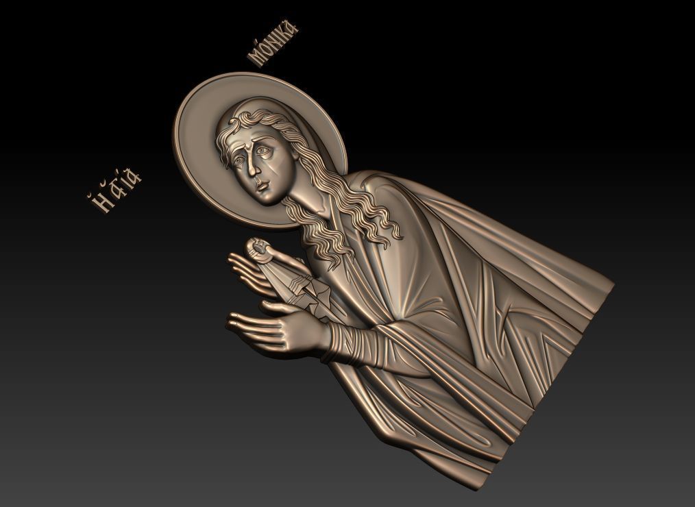 Saint Monica 3D print model_1