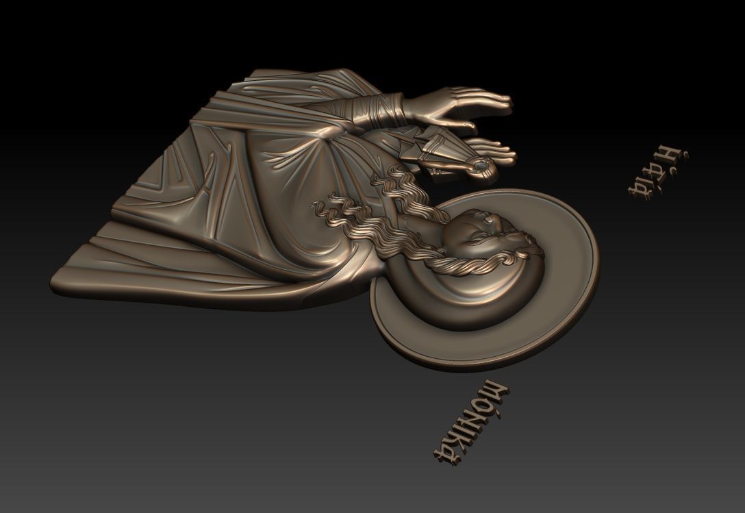 Saint Monica 3D print model_6