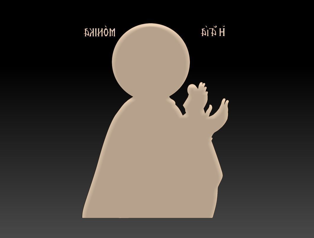 Saint Monica 3D print model_5