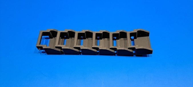 3D-printable cable organizer Free 3D print model