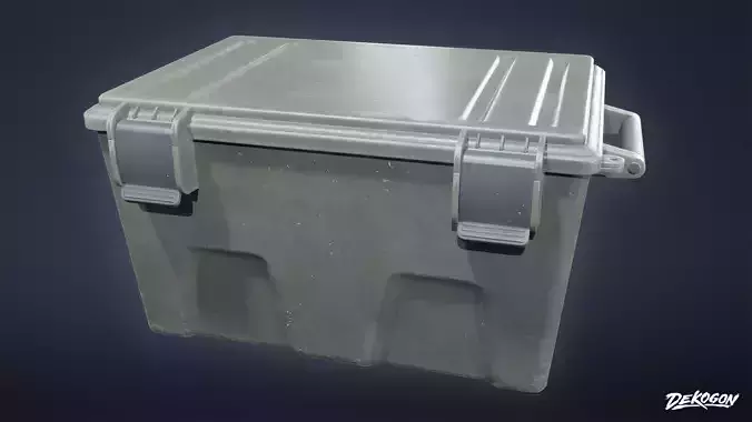 FIRING RANGE - Ammo Crate 01 - LOW POLY