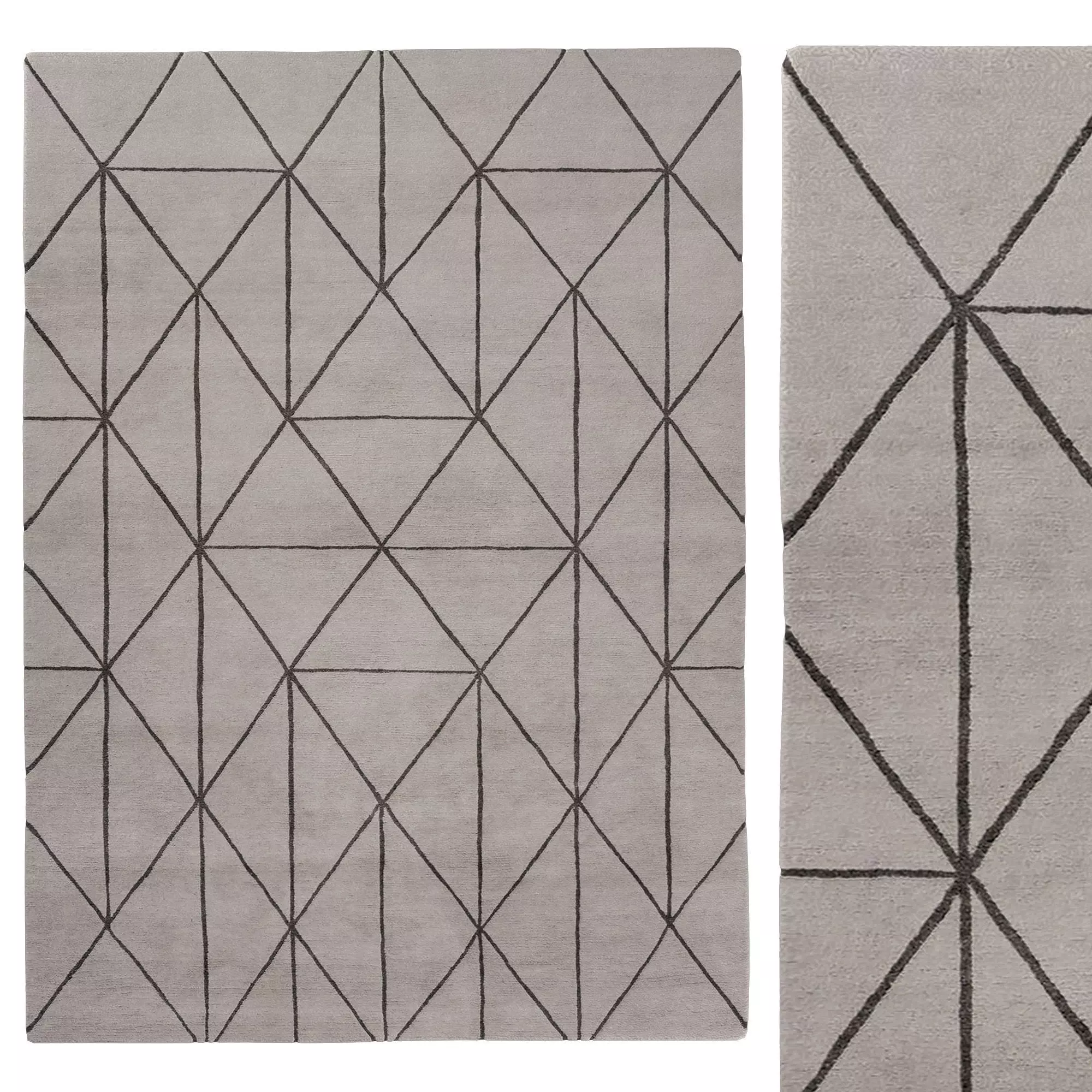 Diamond Maze Grey 3D model_0