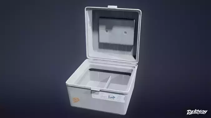 FIRING RANGE - Ammo Plastic Case 01 - LOW POLY