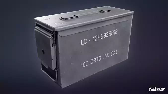 FIRING RANGE - Ammunition Box 01 - LOW POLY