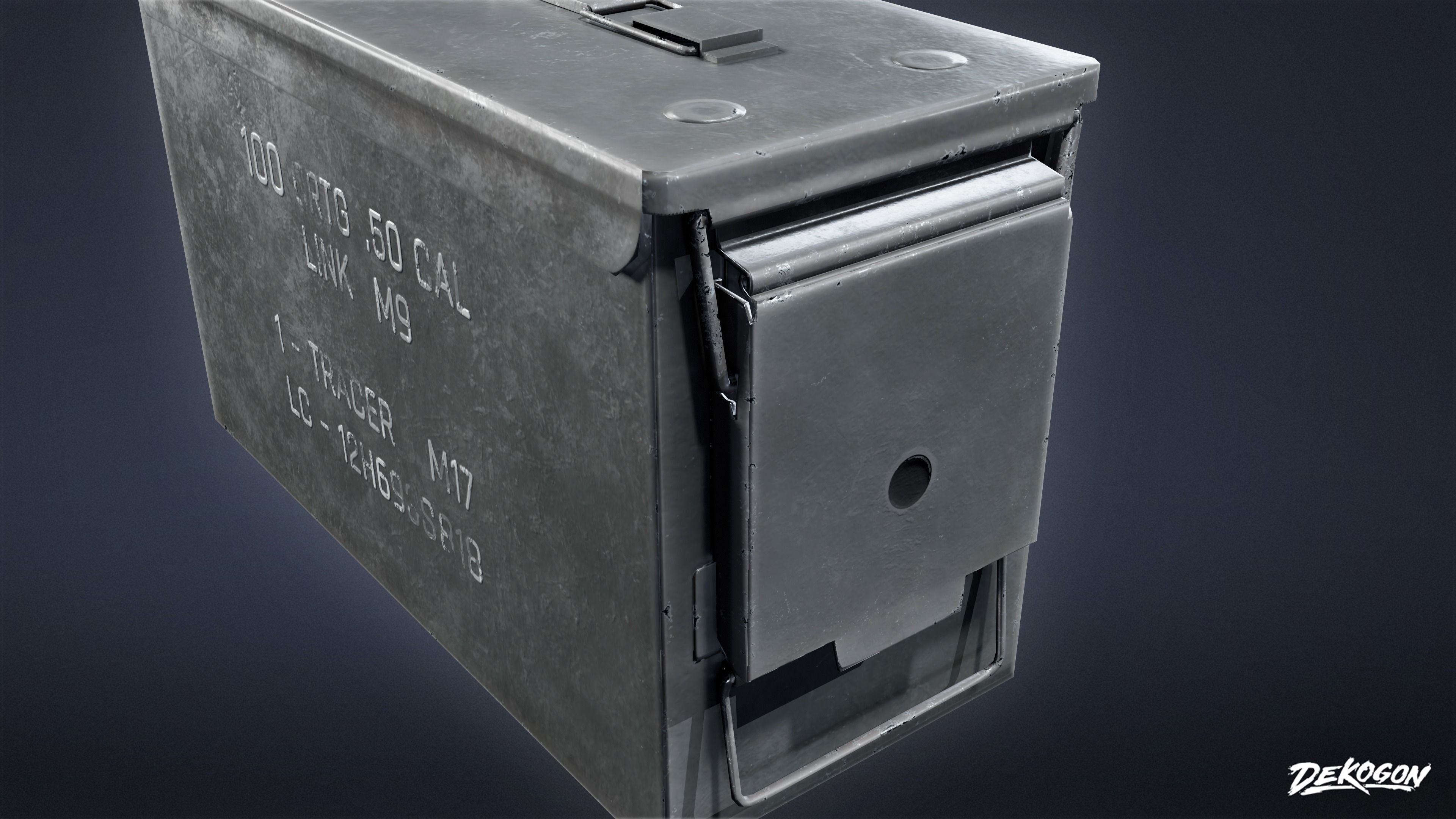 FIRING RANGE - Ammunition Box 01 - LOW POLY Low-poly 3D model_4