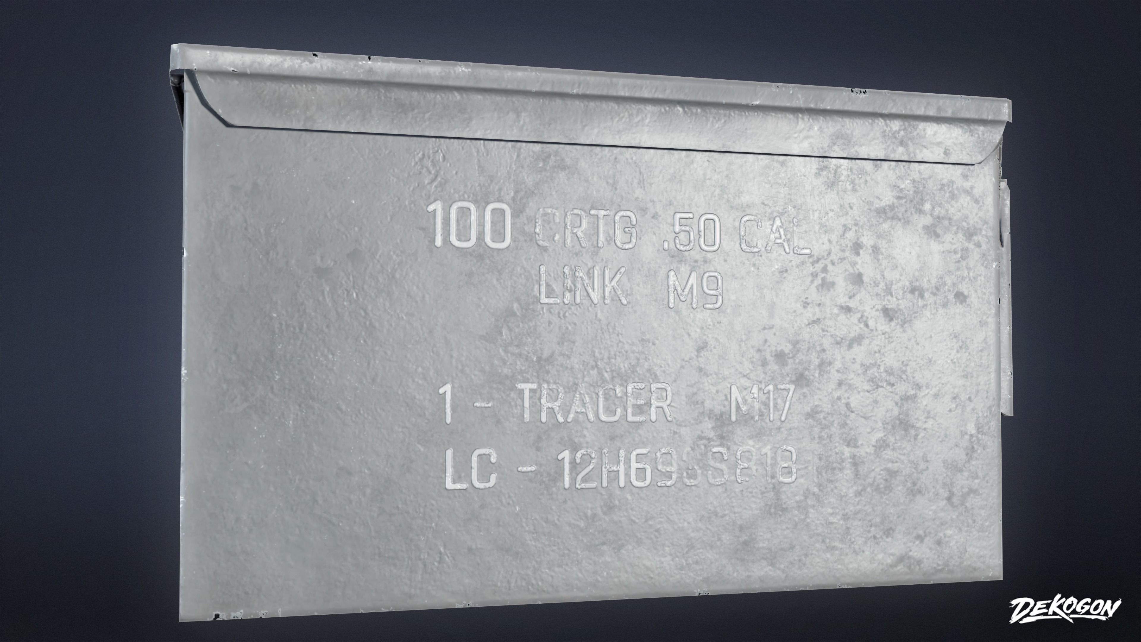 FIRING RANGE - Ammunition Box 01 - LOW POLY Low-poly 3D model_6