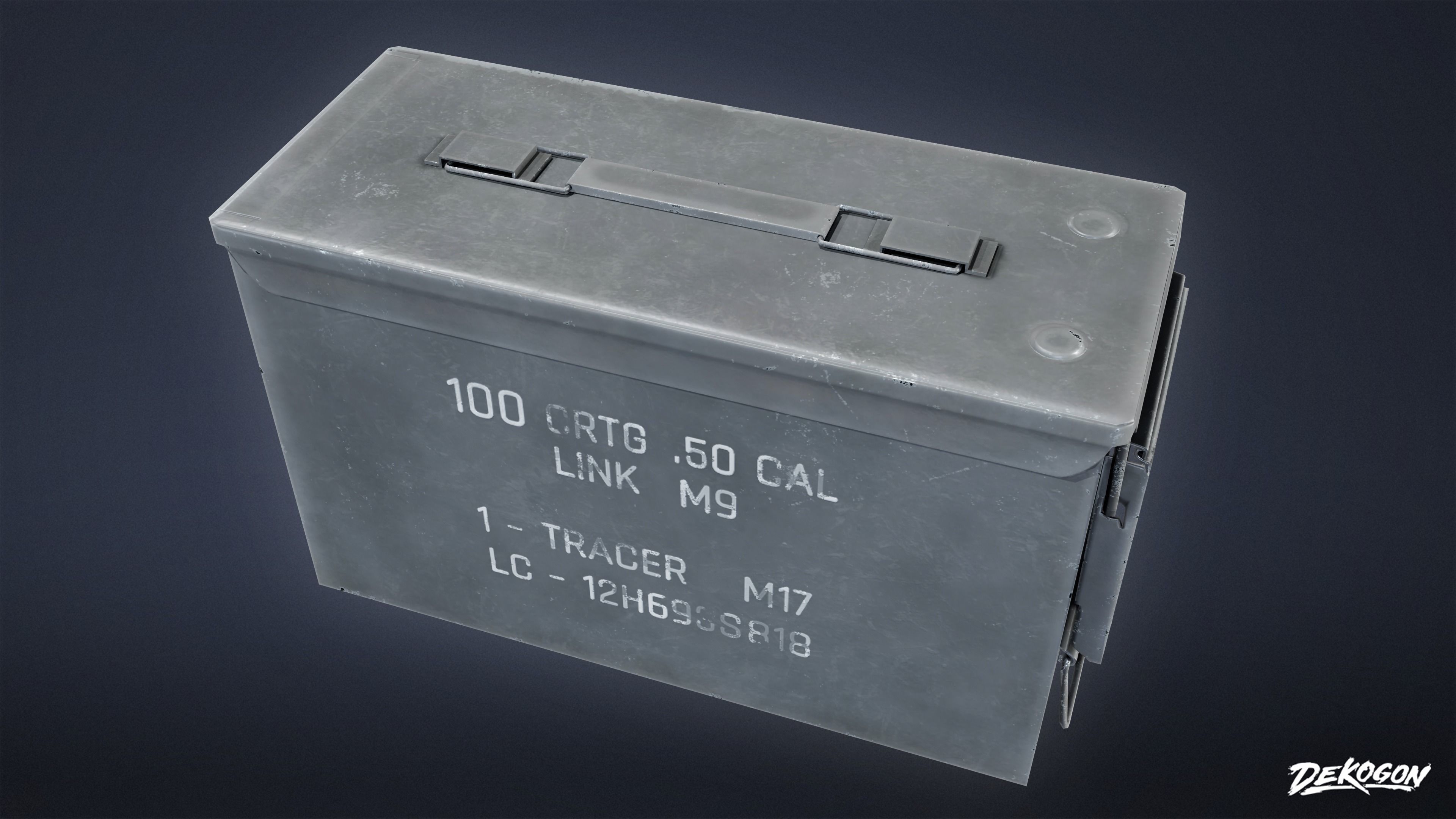 FIRING RANGE - Ammunition Box 01 - LOW POLY Low-poly 3D model_5