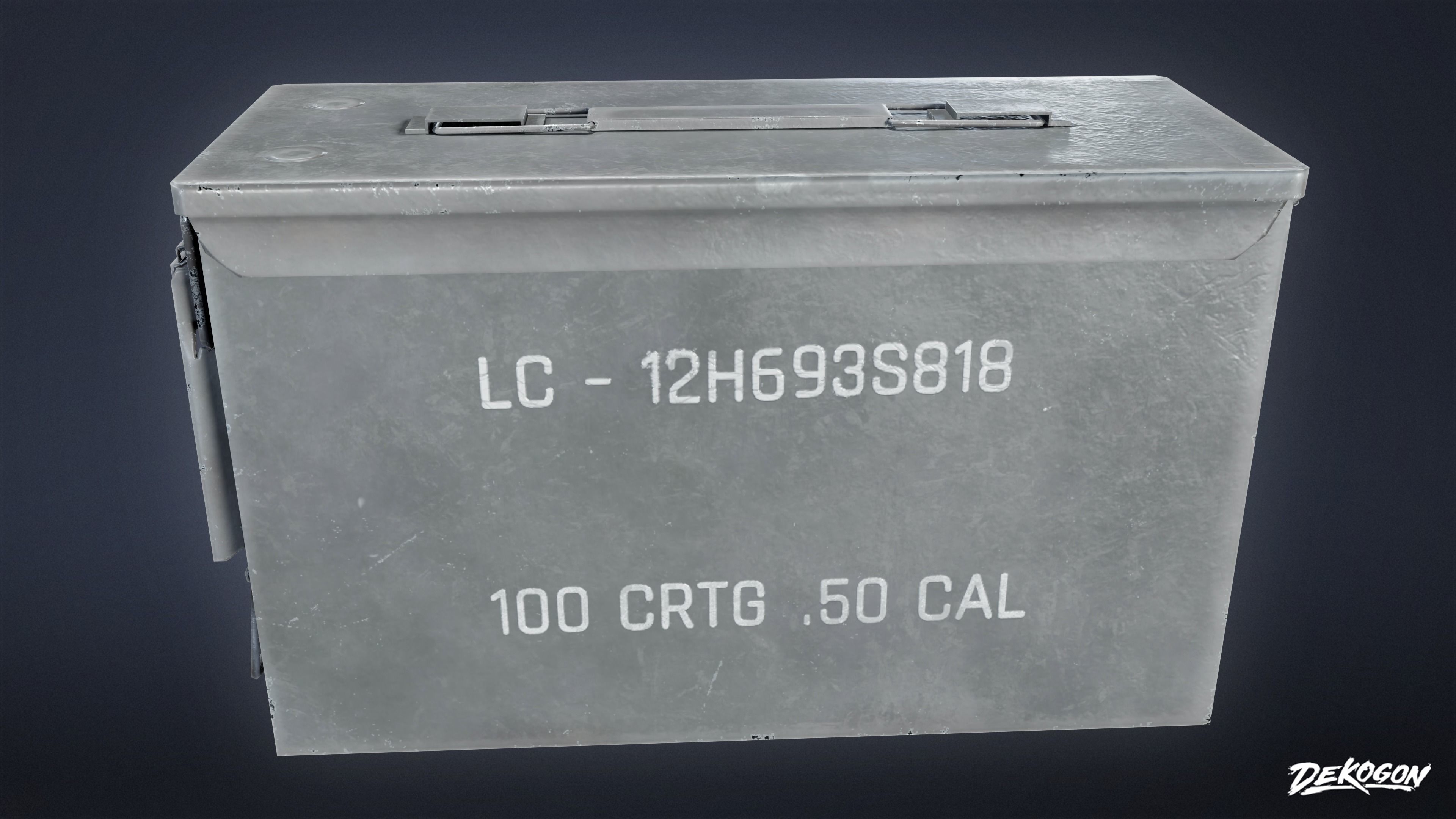 FIRING RANGE - Ammunition Box 01 - LOW POLY Low-poly 3D model_2