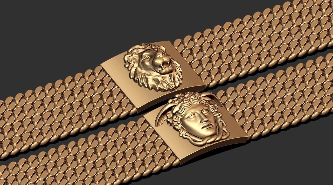 Gourmet Bracelet Chain 3D print model_2