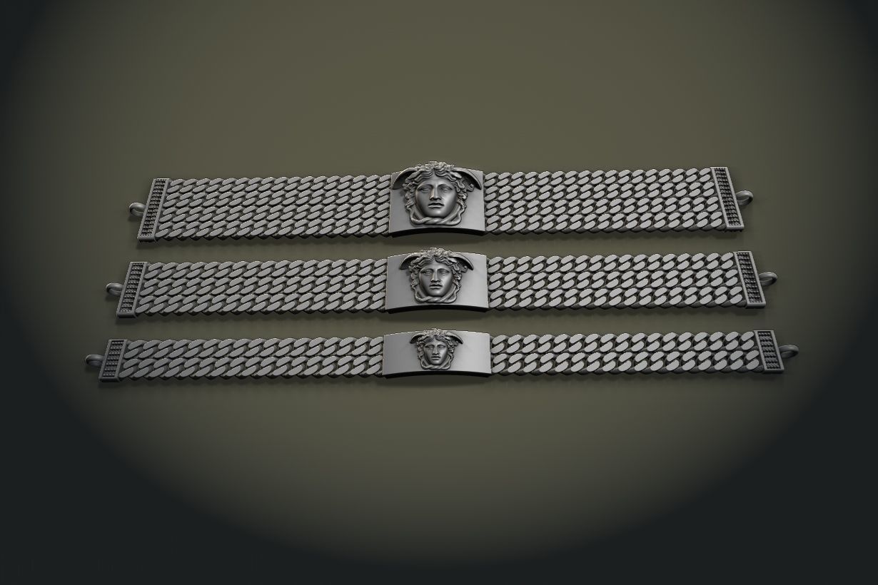 Gourmet Bracelet Chain 3D print model_7