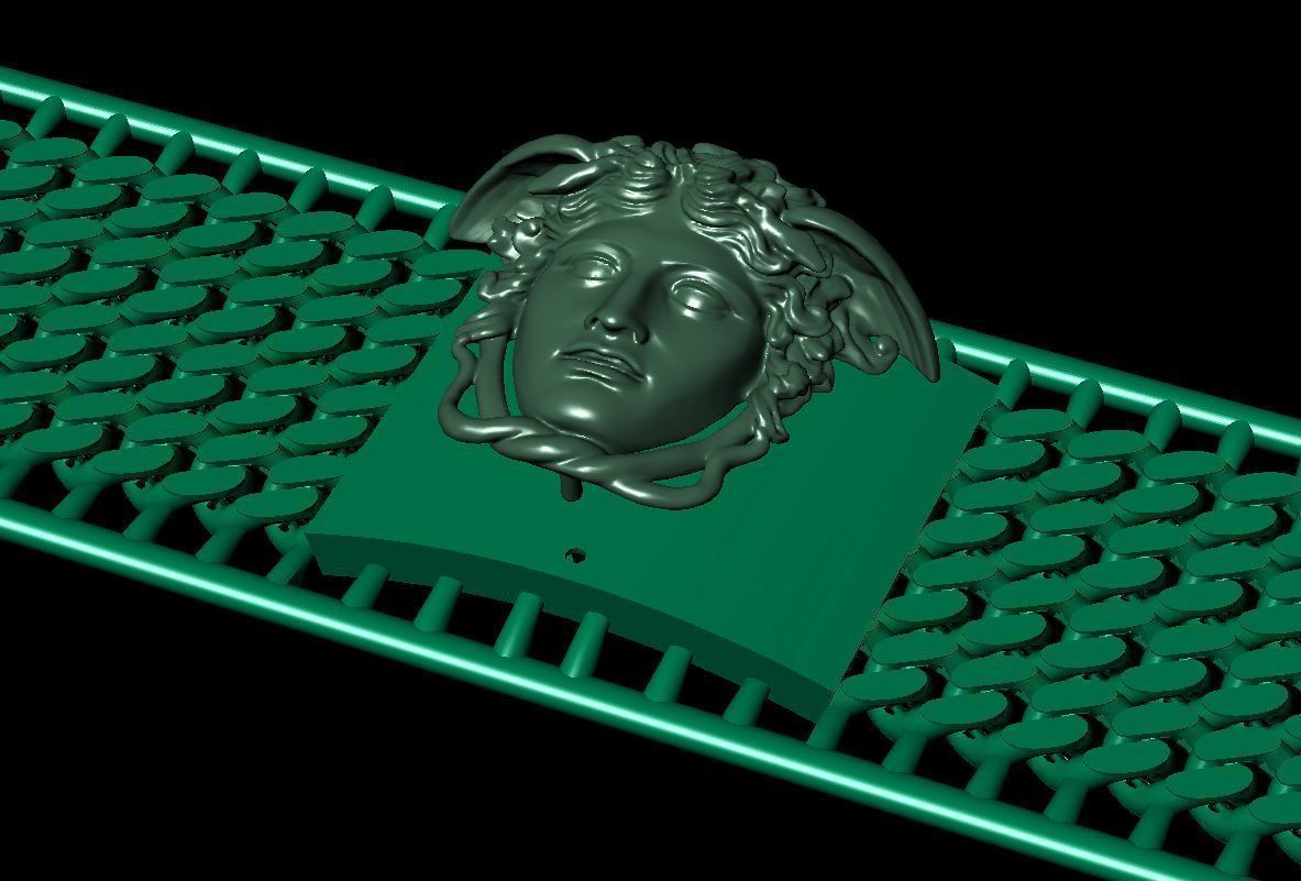 Gourmet Bracelet Chain 3D print model_3