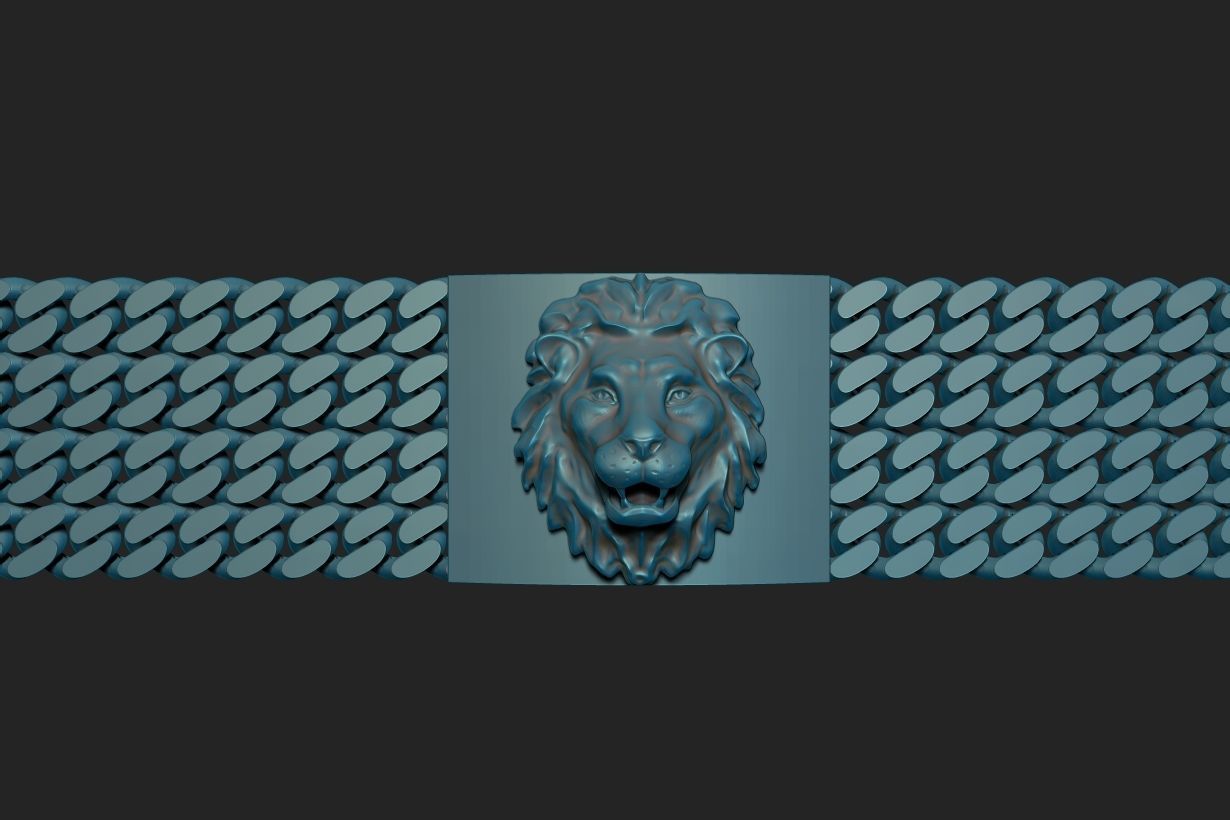 Gourmet Bracelet Chain 3D print model_4