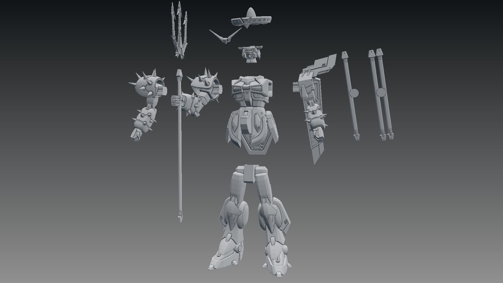 Tequila Gundam 3D print model_4