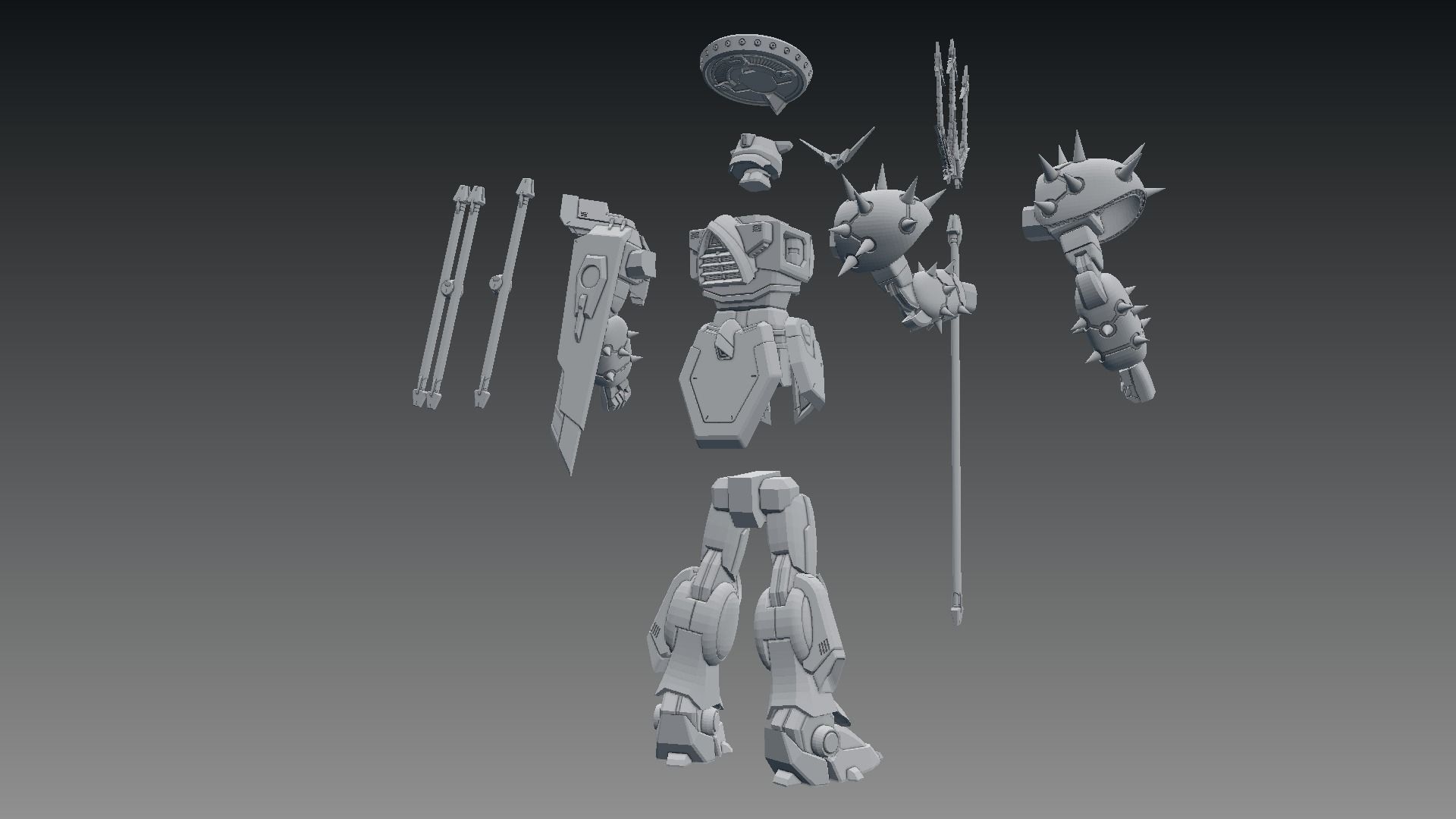 Tequila Gundam 3D print model_5