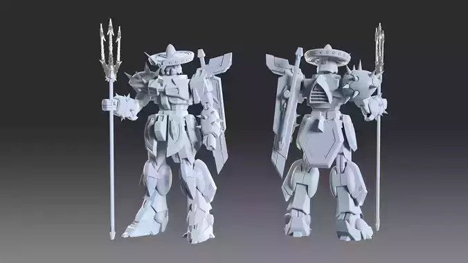 Tequila Gundam 3D print model