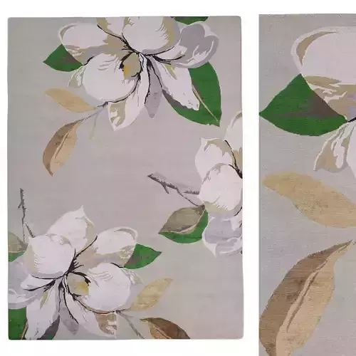 Magnolia Ice Wool  Silk rug