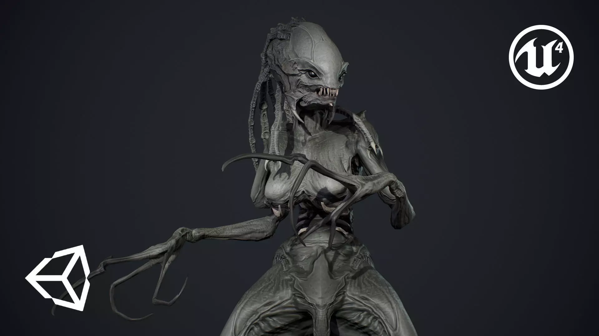 Monster 8 Low-poly 3D model