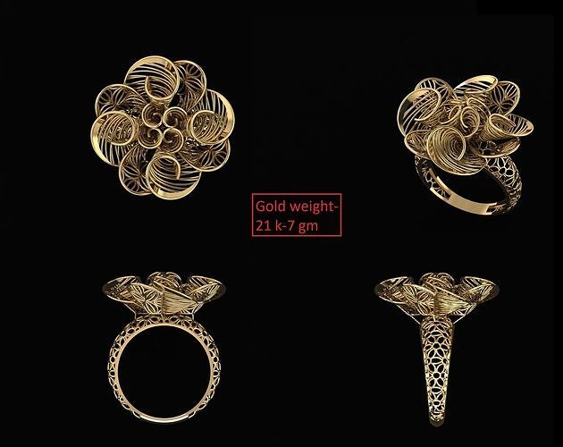 Ring design for women 3D print model