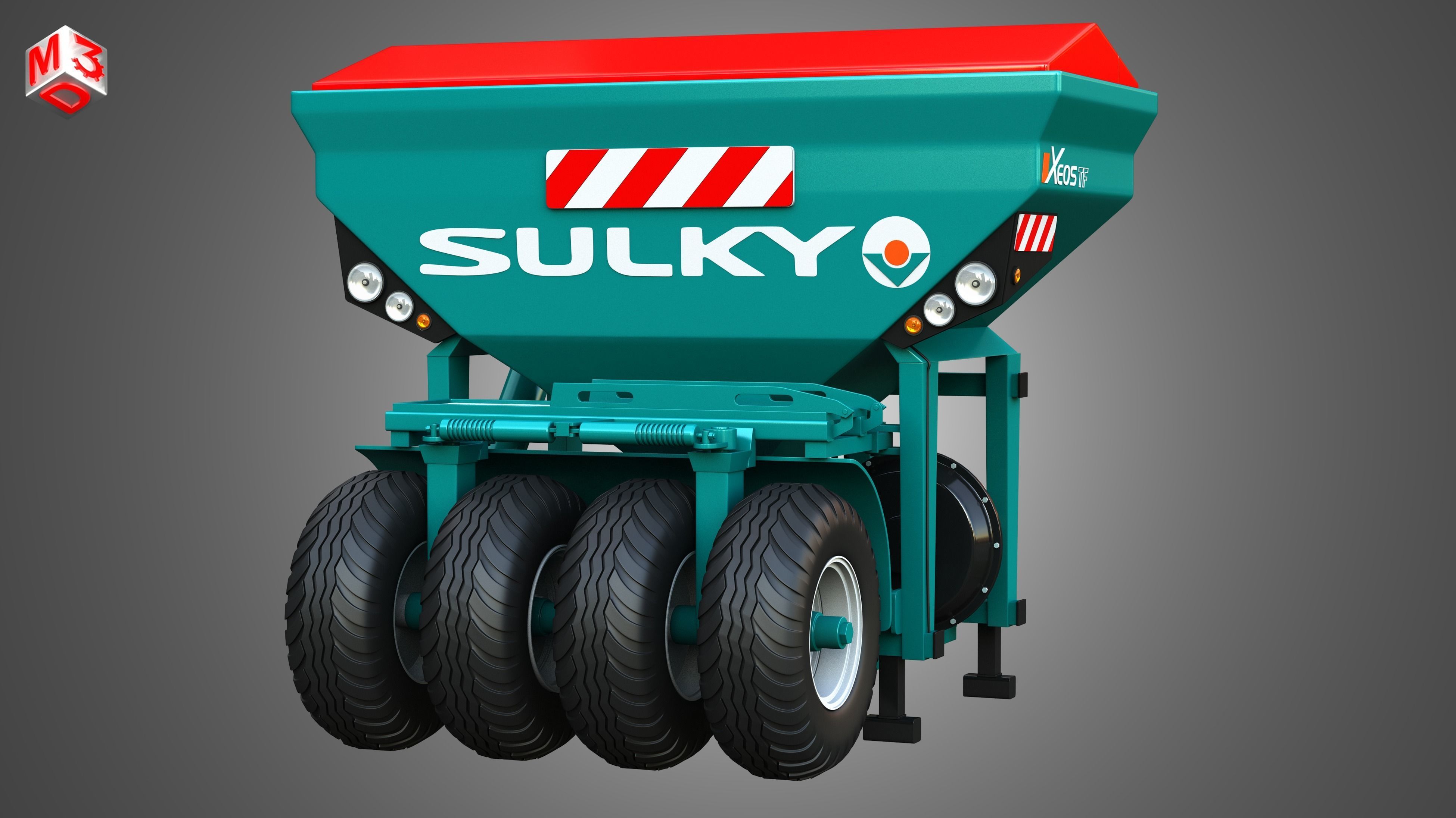 Xeos TF Front Hopper 3D model_12