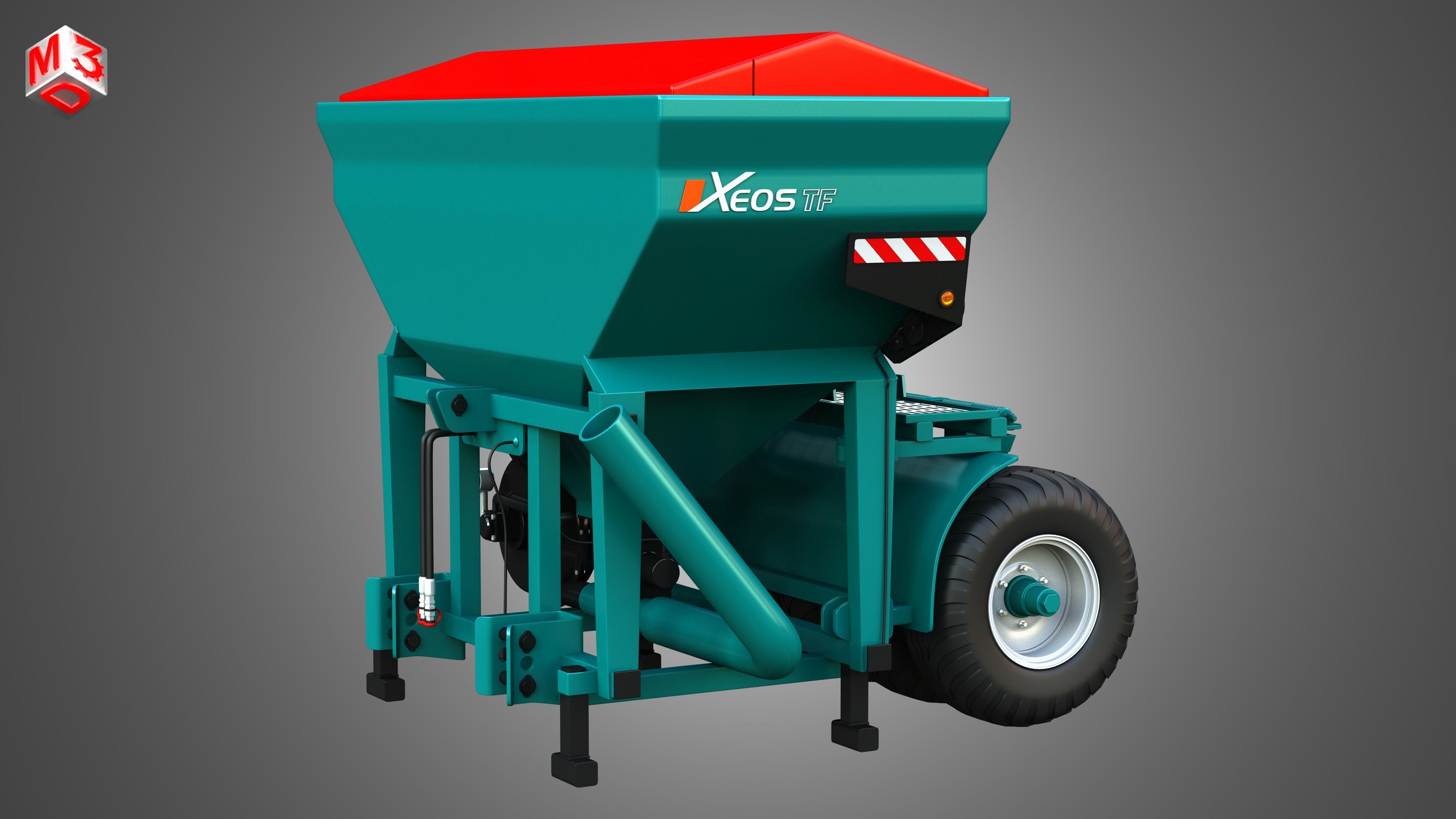 Xeos TF Front Hopper 3D model_17