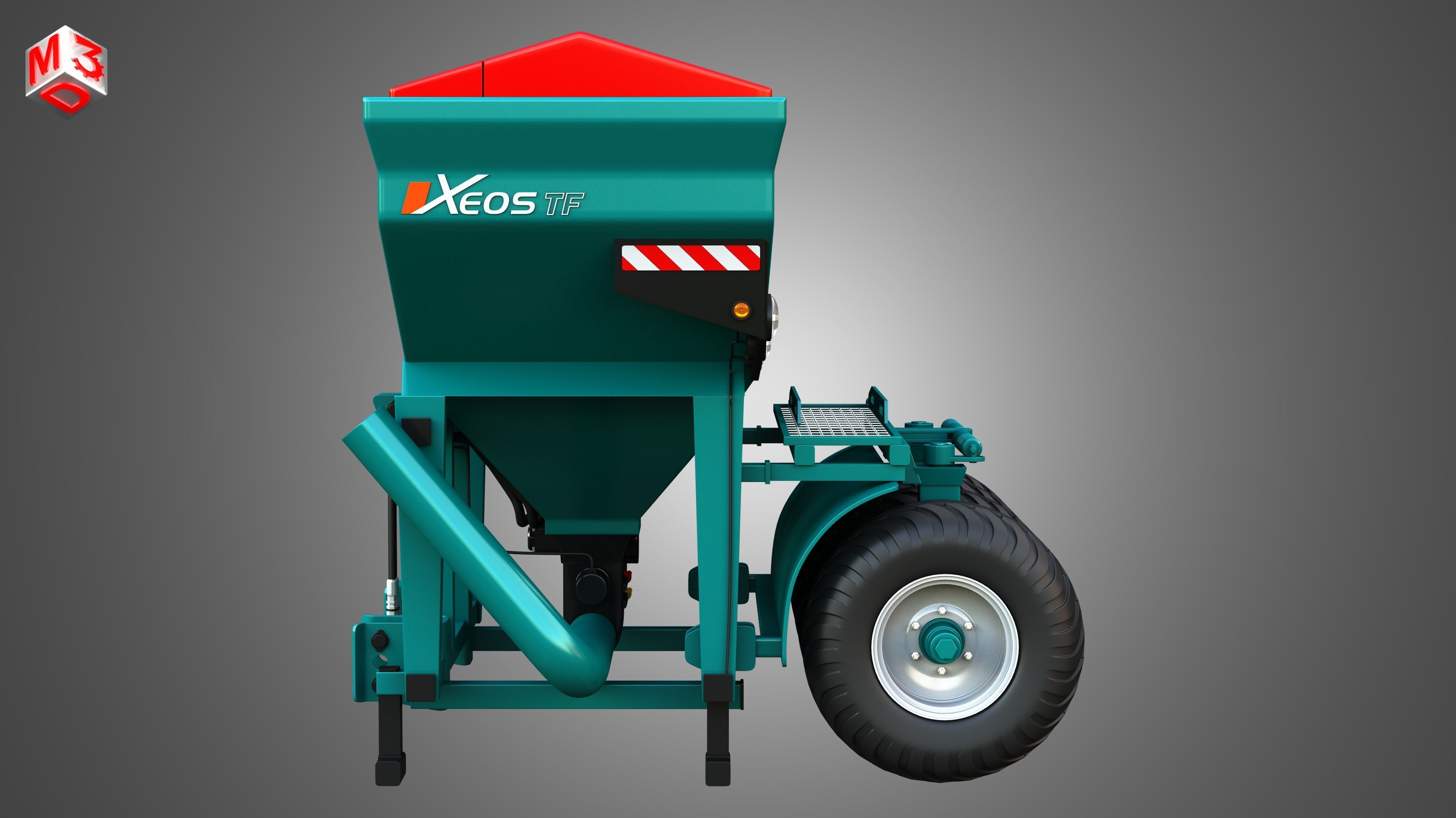 Xeos TF Front Hopper 3D model_7
