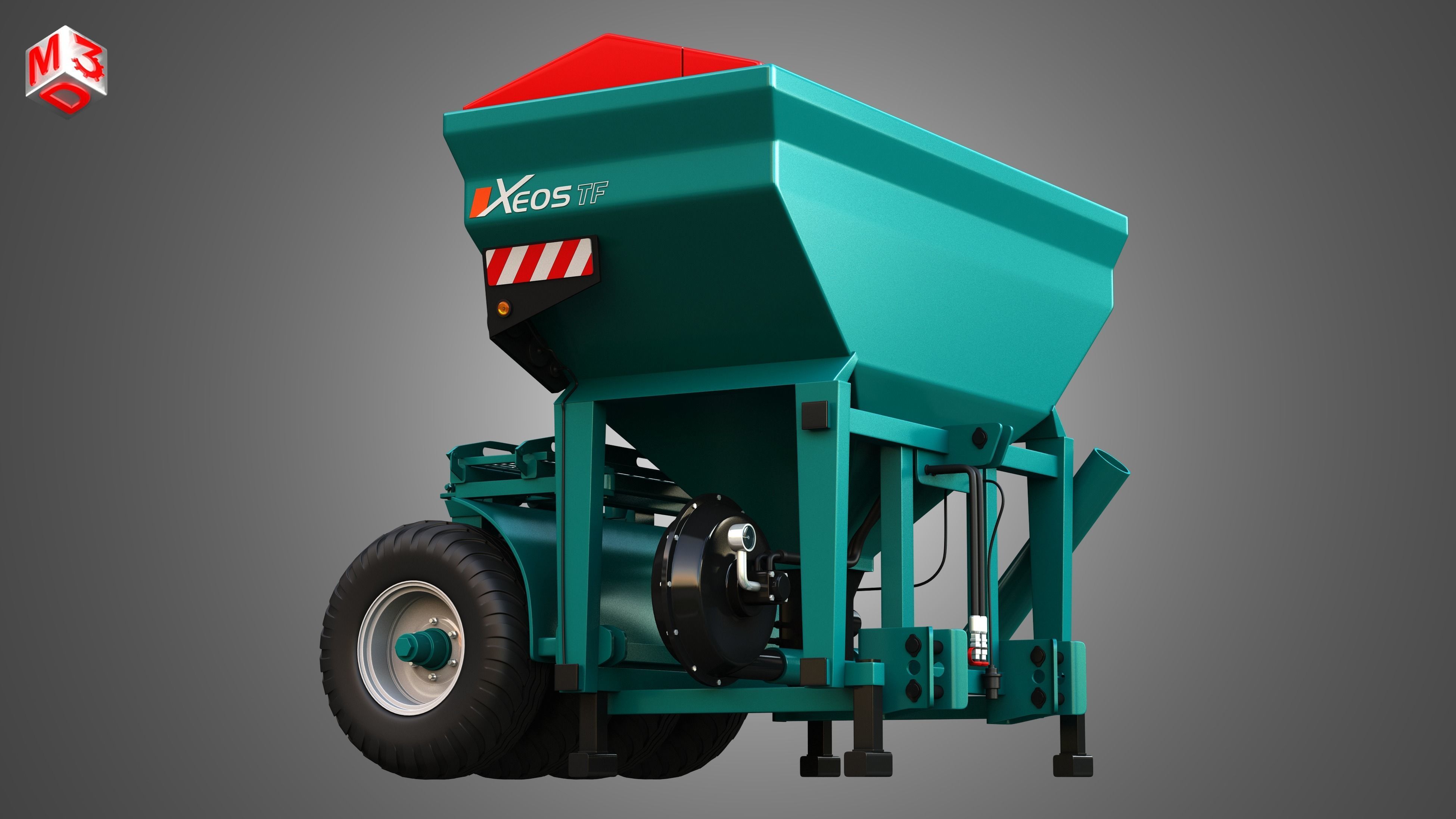 Xeos TF Front Hopper 3D model_11
