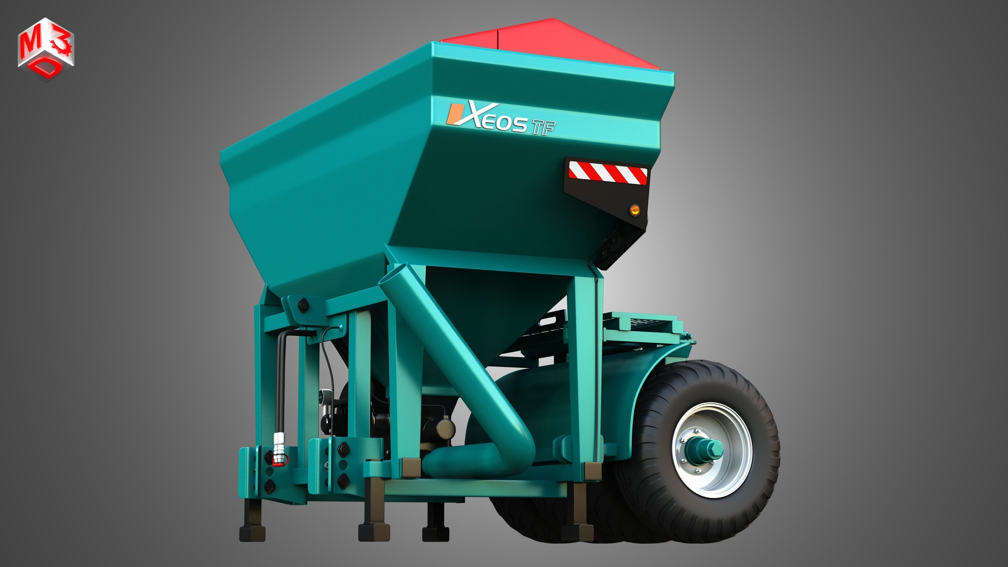 Xeos TF Front Hopper 3D model_9