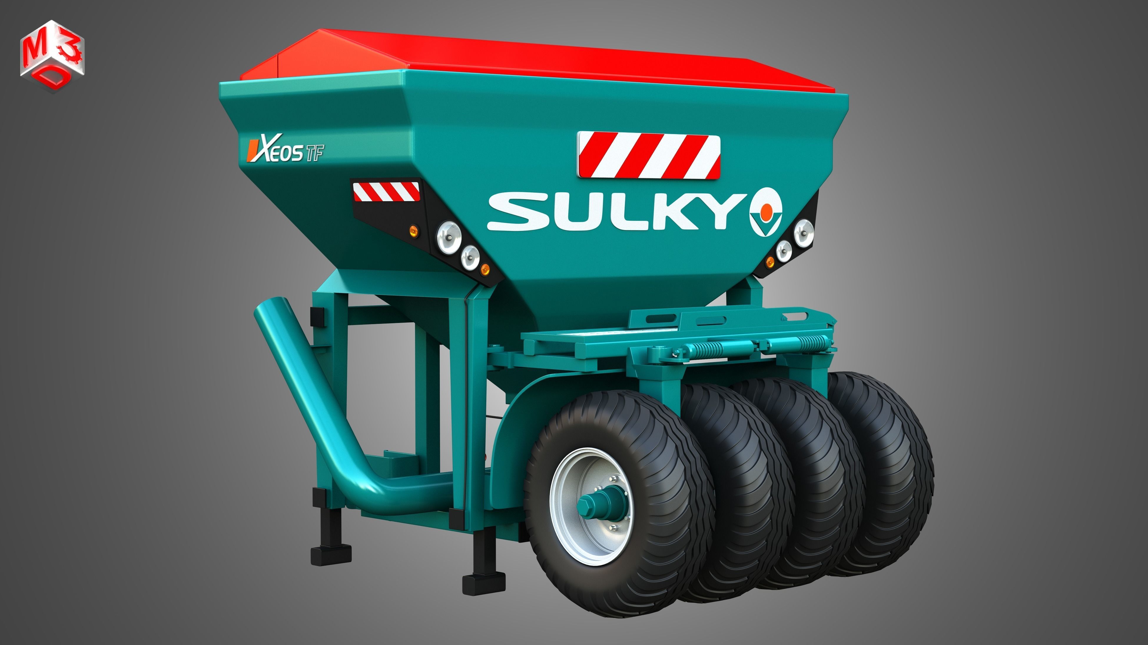 Xeos TF Front Hopper 3D model_4