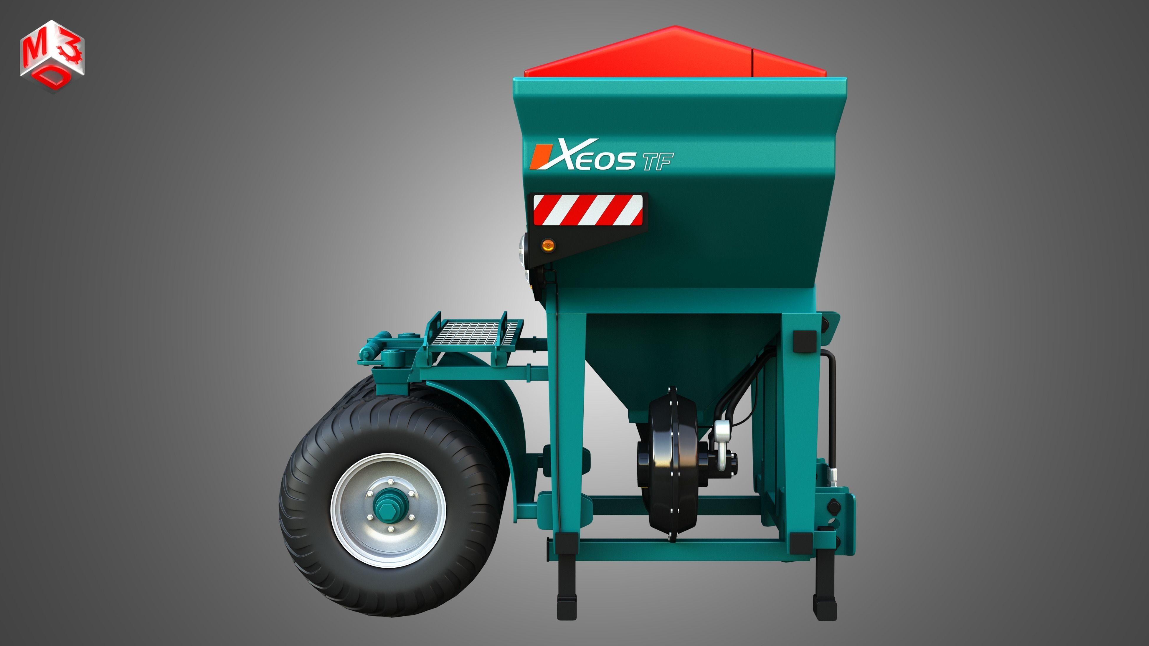 Xeos TF Front Hopper 3D model_6