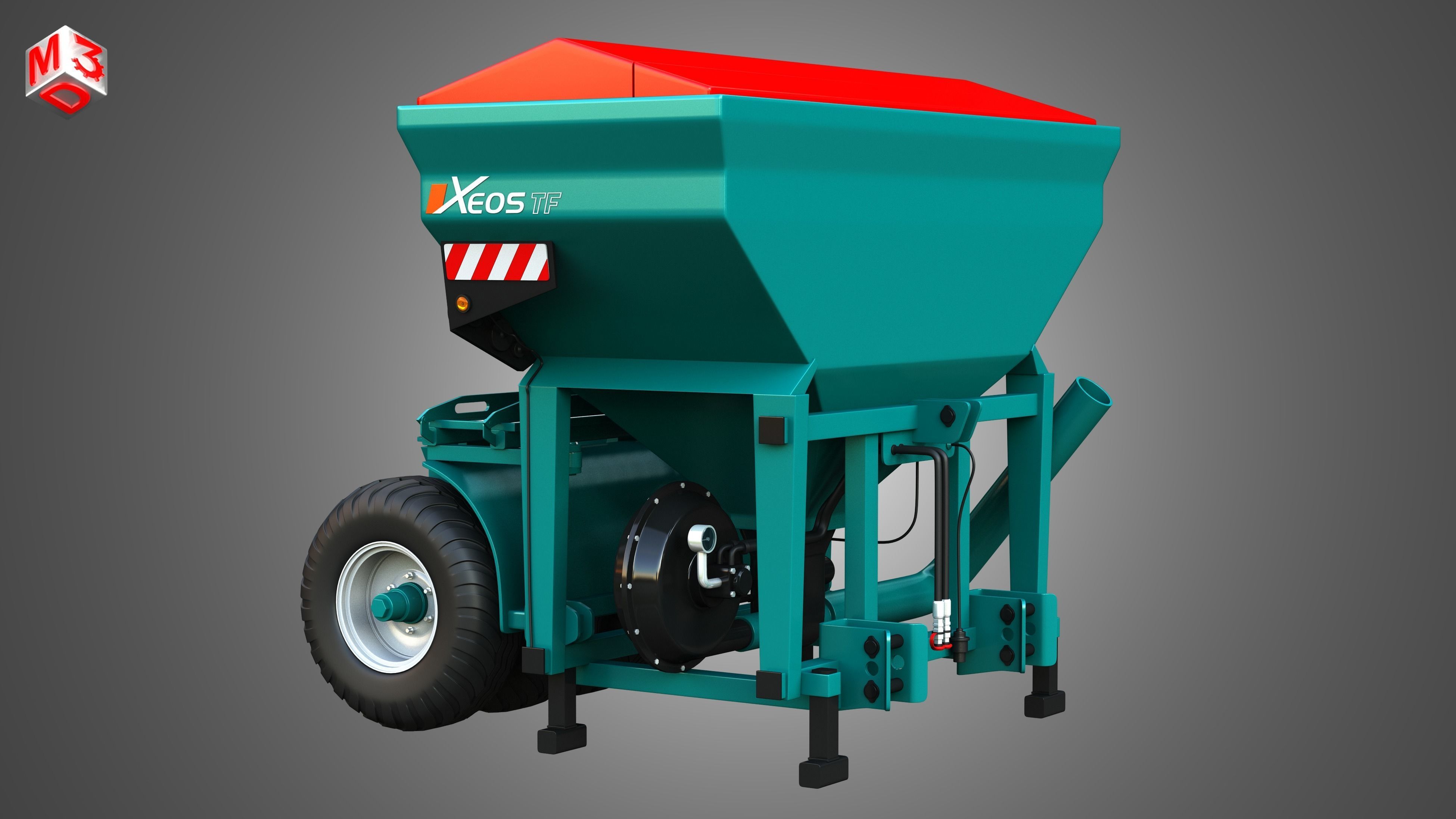 Xeos TF Front Hopper 3D model_19