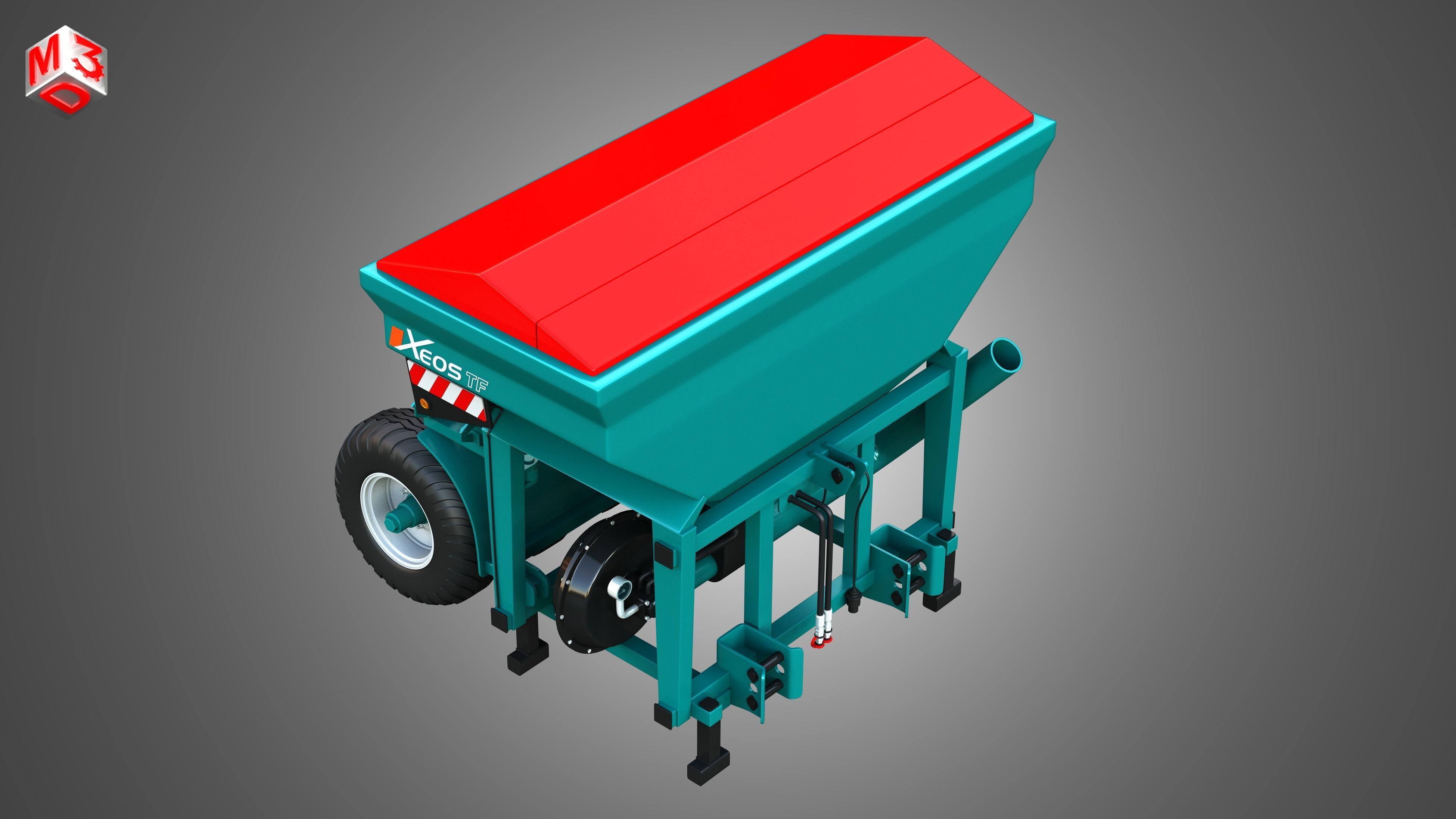Xeos TF Front Hopper 3D model_23