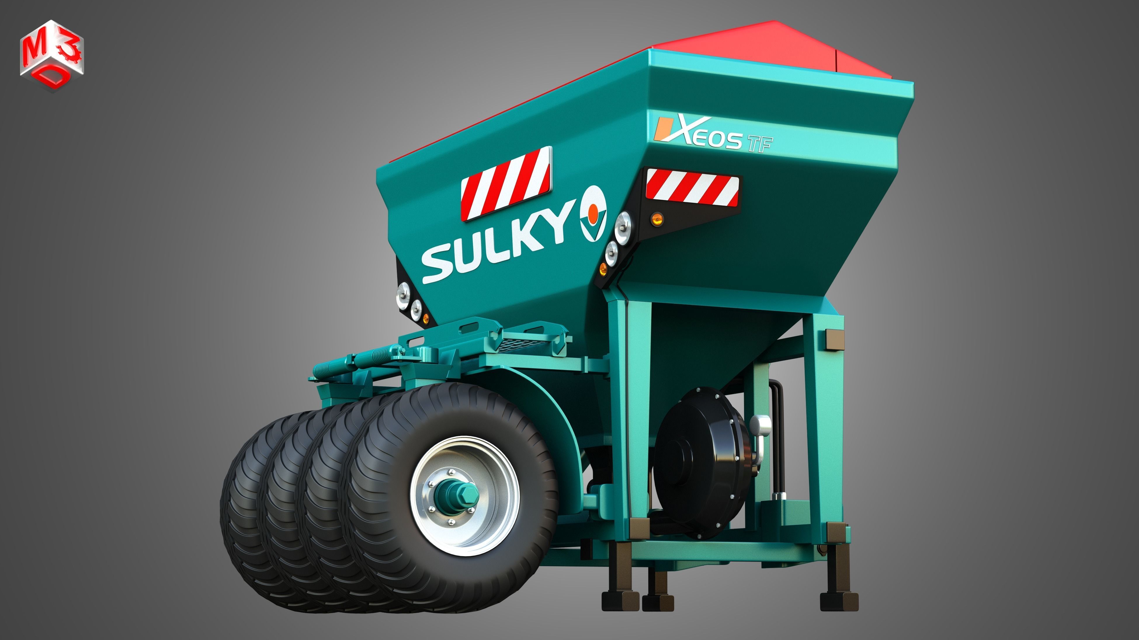 Xeos TF Front Hopper 3D model_8