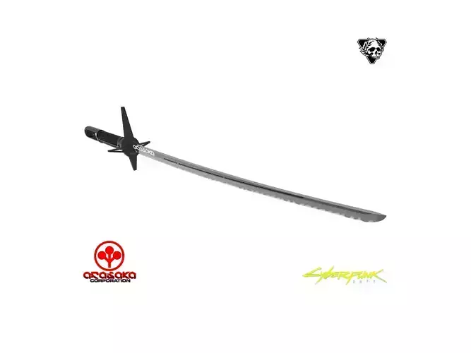 CYBERPUNK 2077 JINCHU MARU KATANA 3D print model