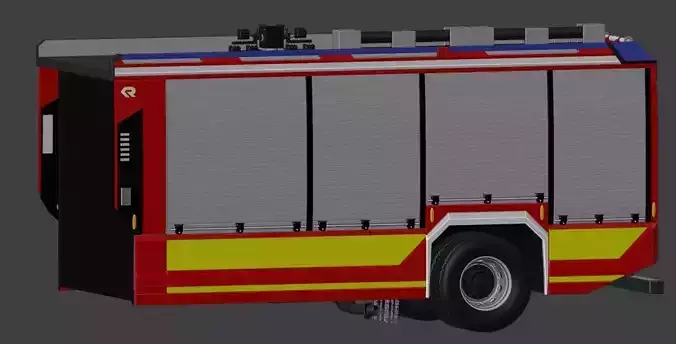 Rosenbauer AT2020 TLF 3D model