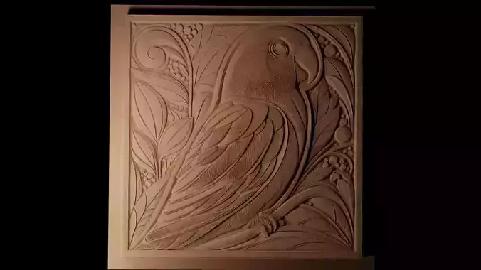 Lovebird CNC 3d Print High Relief Sand Casting