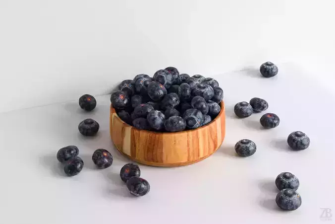 Blueberry 3D model