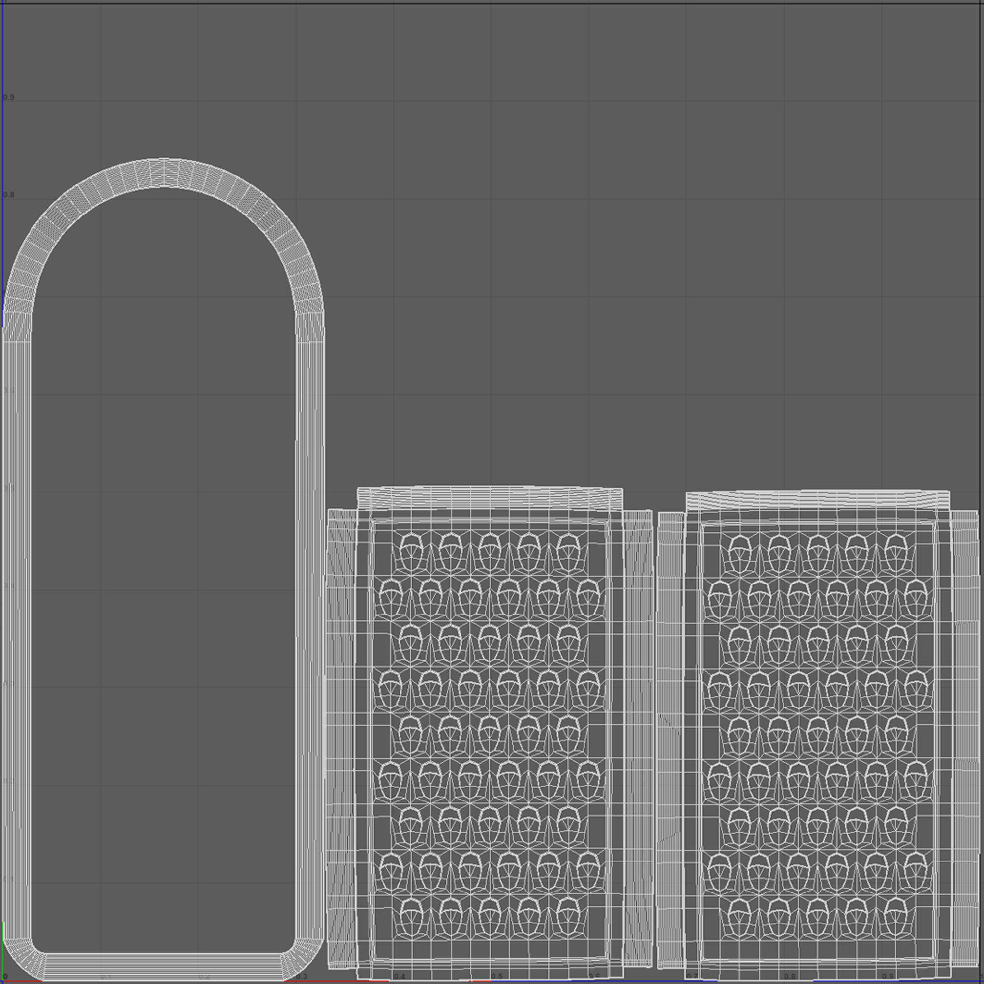 Grater for vegetables and cheese 3D model_5