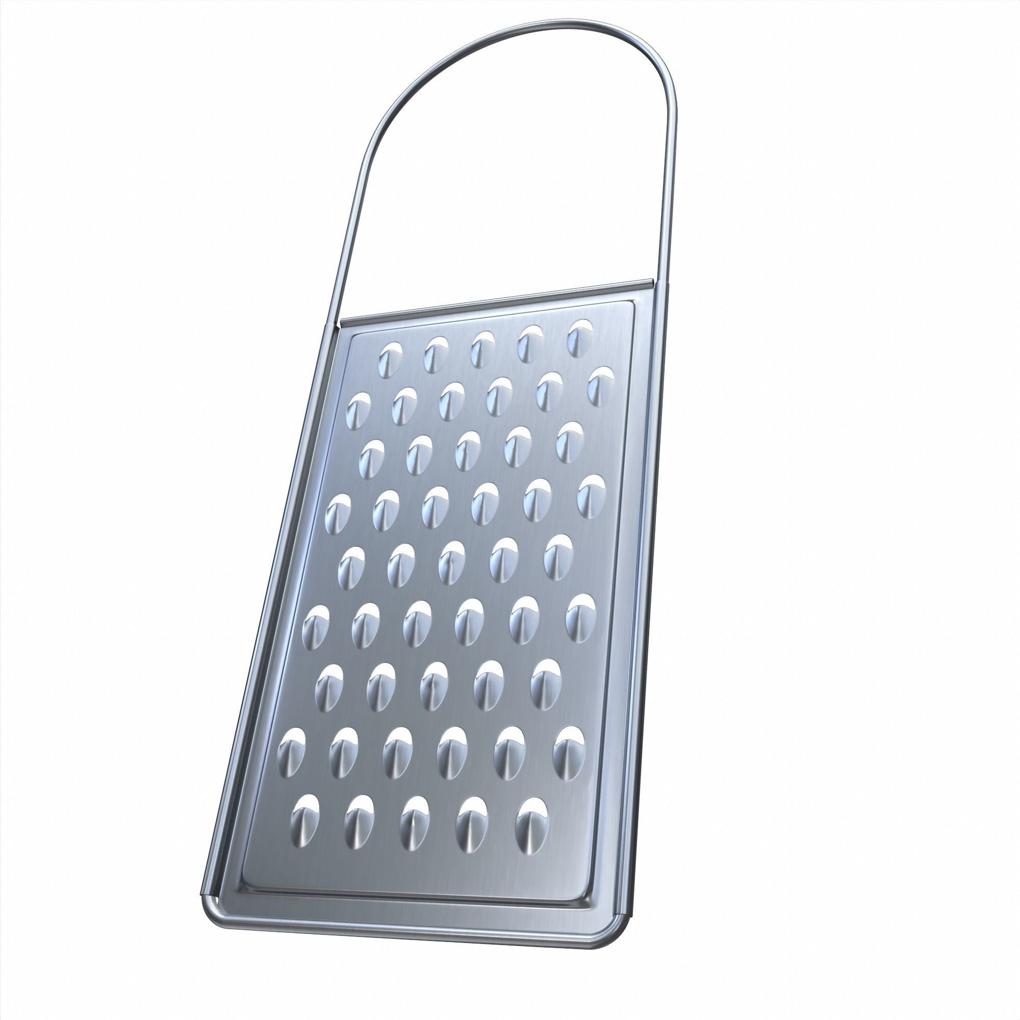Grater for vegetables and cheese 3D model_2