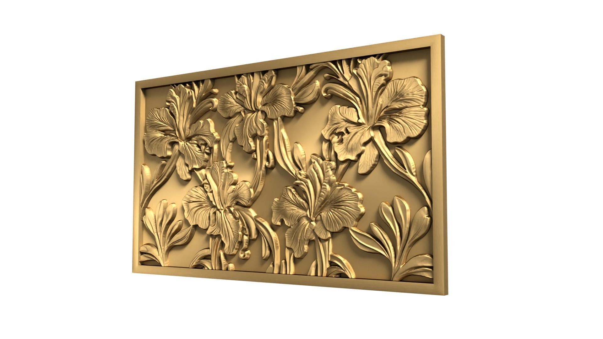 Modern Wall Panel Relief for CNC and 3D Printing 12 3D print model_7