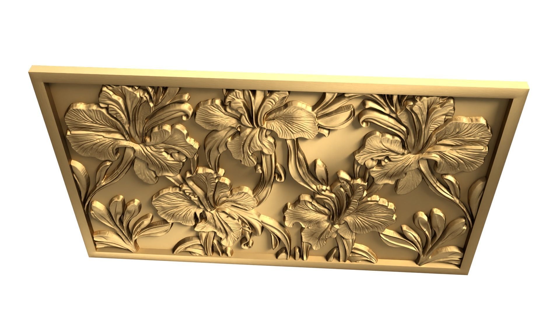 Modern Wall Panel Relief for CNC and 3D Printing 12 3D print model_10