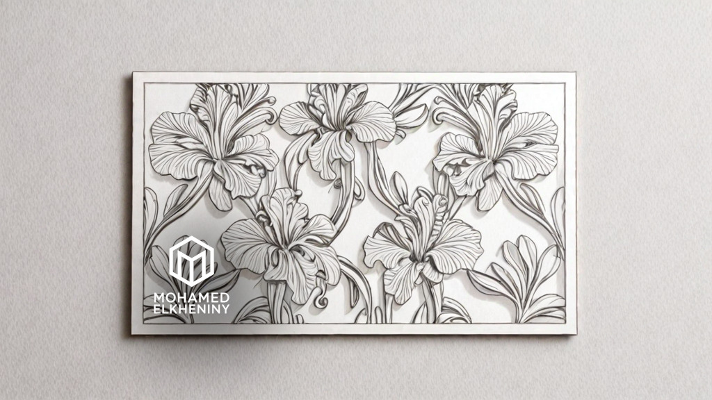 Modern Wall Panel Relief for CNC and 3D Printing 12 3D print model_6