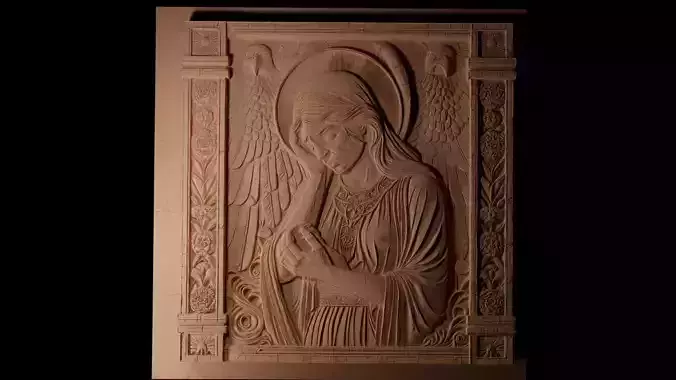 La Llorona CNC 3d Print High Relief Sand Casting