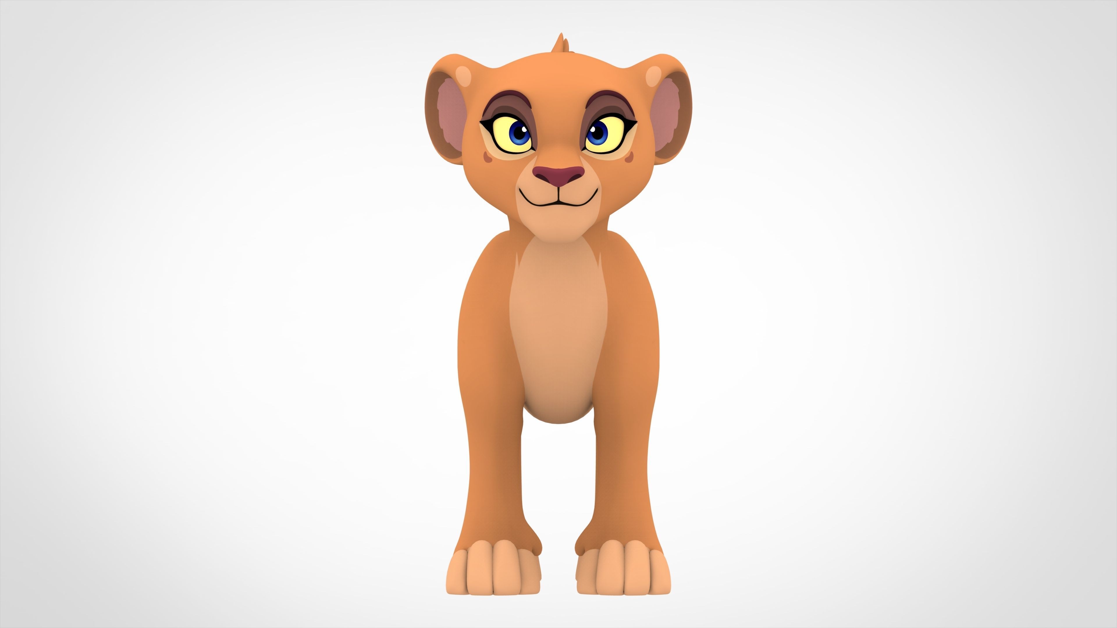 Zuri Cub 3D model_1