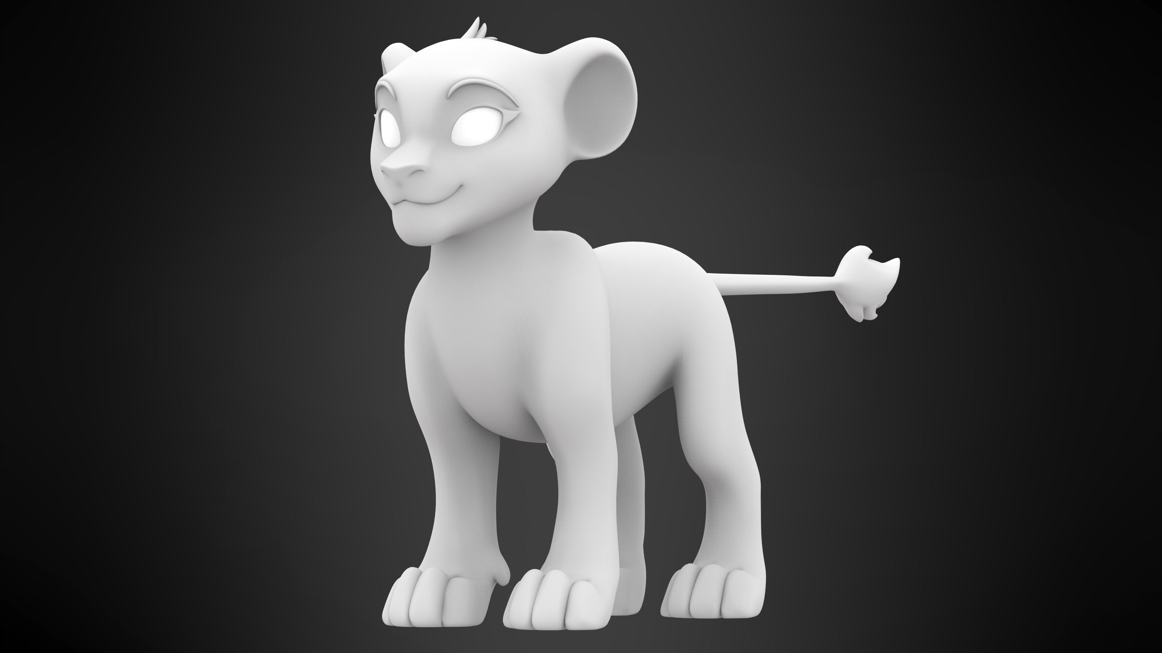 Zuri Cub 3D model_5