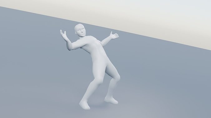 Glaxman the Human male base 3D model